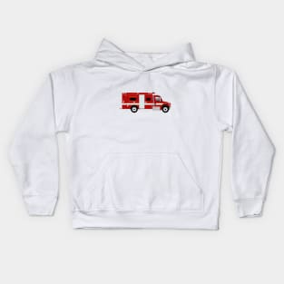 City of Miami Fire Rescue Ambulance Kids Hoodie